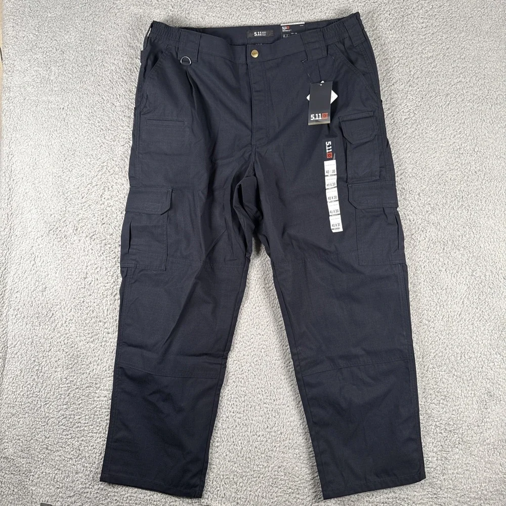 5.11 Tactical Taclite Pro Pants Mens 40x30 Dark Navy Cargo Relaxed Ripstop NEW